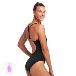 Funkita Black Ladies Swim Secure One Piece - Funkita -Aqua Shop 024680 983cd336 6e6b 409b a3b4 4d798a30883f