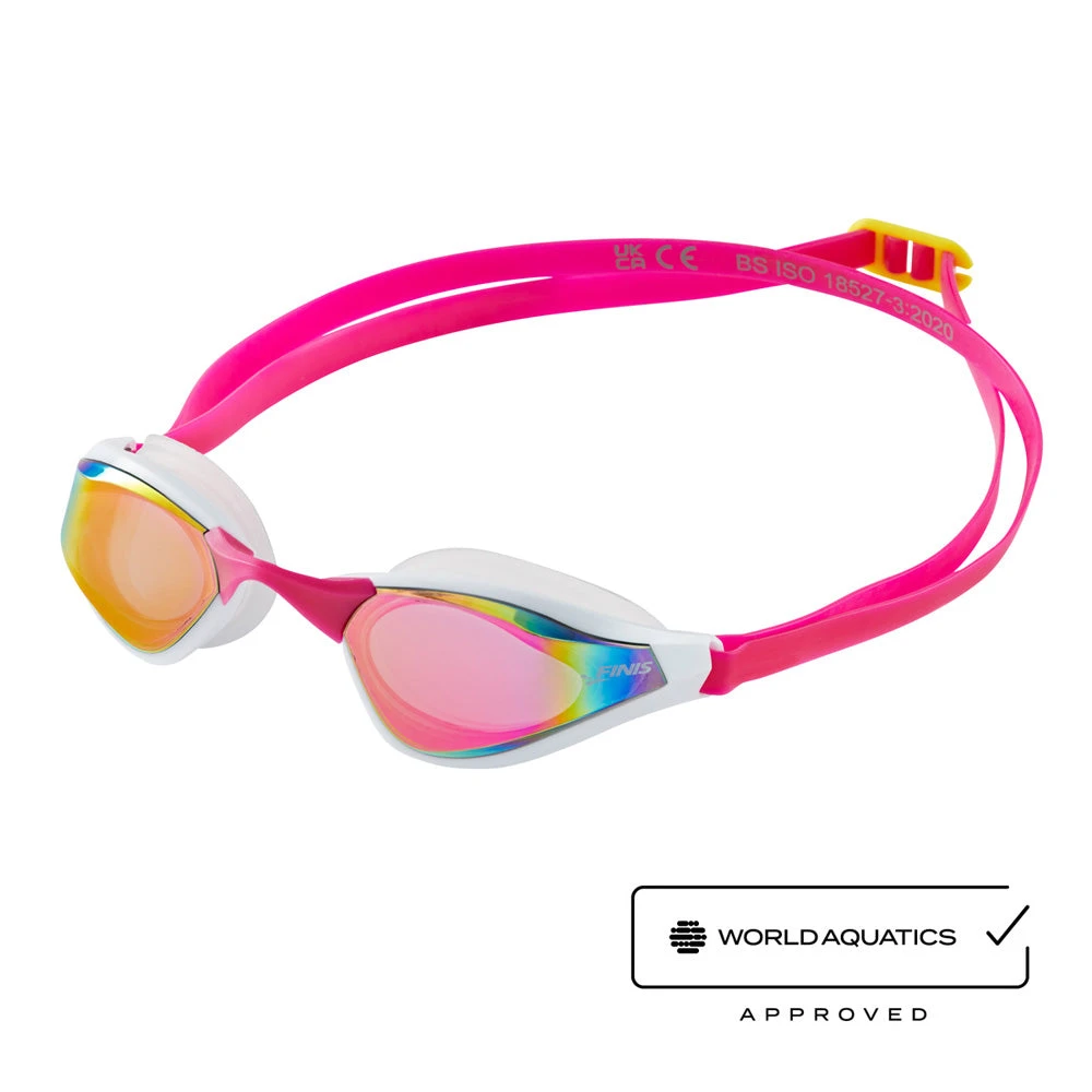 FINIS Pink Opal Mach 1 Race Goggle - FINIS 1 FINIS Pink Opal Mach 1 Race Goggle - FINIS