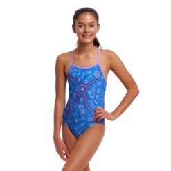 Funkita Sea Dream Girls Single Strap One Piece - Funkita