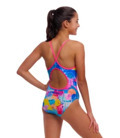 Funkita Pixel Paradise Girls Diamond Back - Funkita -Aqua Shop FKS033G PIXEL PARADISE 06
