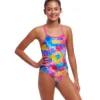 Funkita Pixel Paradise Girls Diamond Back - Funkita