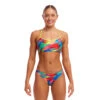 Funkita Stroked Ladies Swim Crop Top - Funkita
