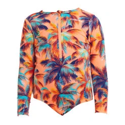 Funkita Sand Storm Toddler Girls Sun Cover One Piece -Aqua Shop FKS063G SAND STORM 01