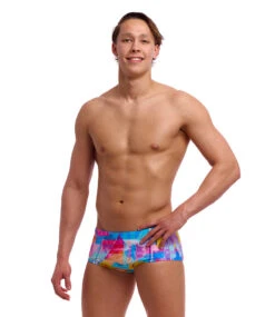 Funky Trunks Pixel Paradise Mens Classic Trunk