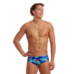 Funky Trunks Lotsa Leaves Mens Seamed Classic Briefs
