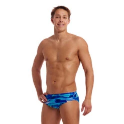 Funky Trunks Briefs Pace Racer Mens Classic -Aqua Shop FTS035M PACE RACER 03