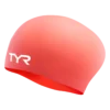 TYR Coral Long Hair Silicone Wrinkle-Free Swim Cap
