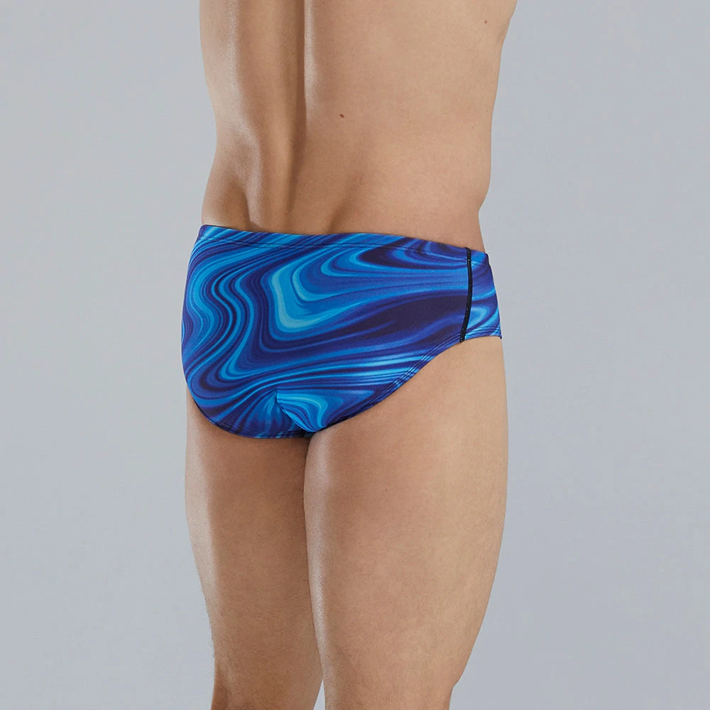 TYR Vitality Blue Durafast Elite® Men's Brief 4 TYR Vitality Blue Durafast Elite® Men's Brief - Image 4