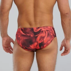 TYR Red Wave Durafast Elite® Men's Brief -Aqua Shop RWAV7A 610 main02