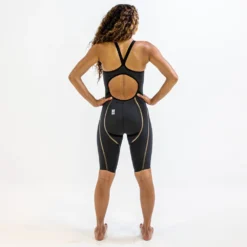 FINIS Rival Black 2.0 Open Back Race Suit - FINIS -Aqua Shop Rival2.0 Female Black 35 1