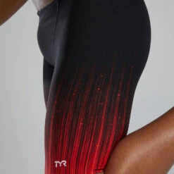 TYR Speedwarp Red Durafast Elite® Jammer Swimsuit -Aqua Shop SSPE7A 610 alt06