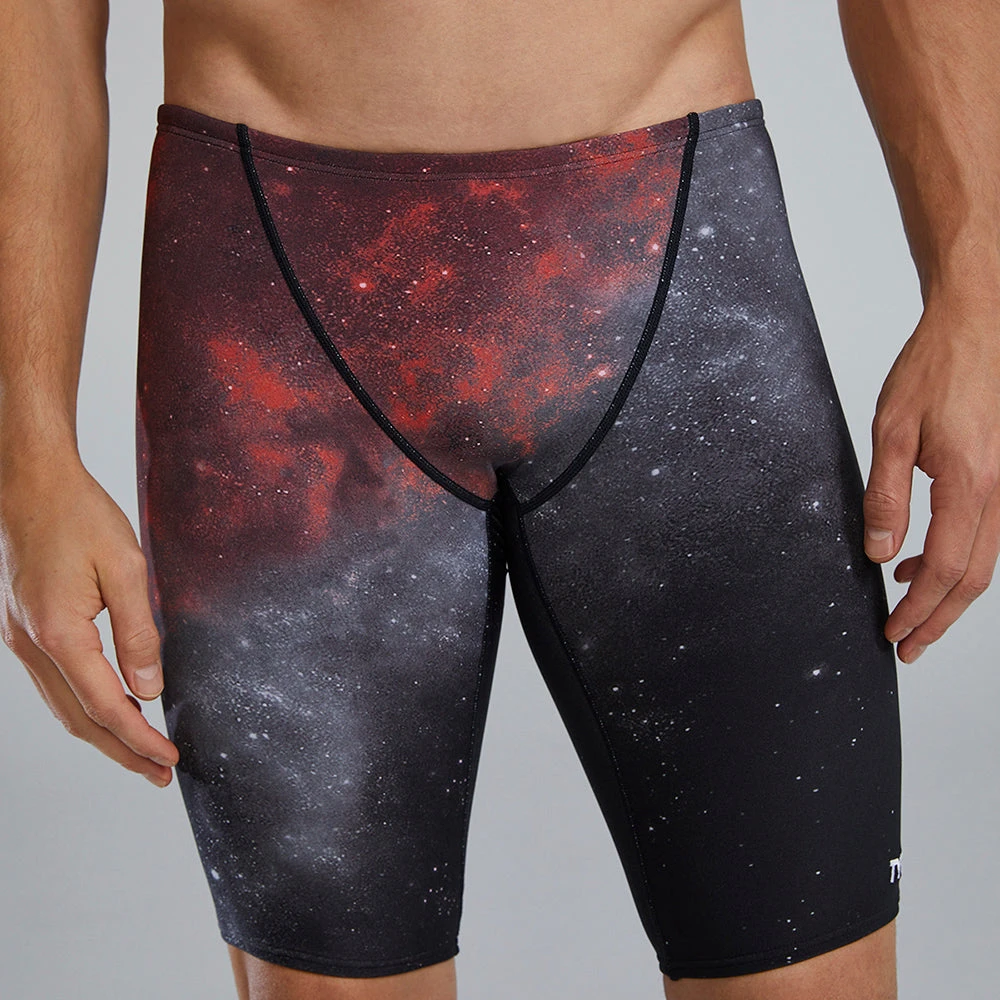 TYR Durafast Elite® Red Starborne Jammer Swimsuit 2 TYR Durafast Elite® Red Starborne Jammer Swimsuit - Image 2