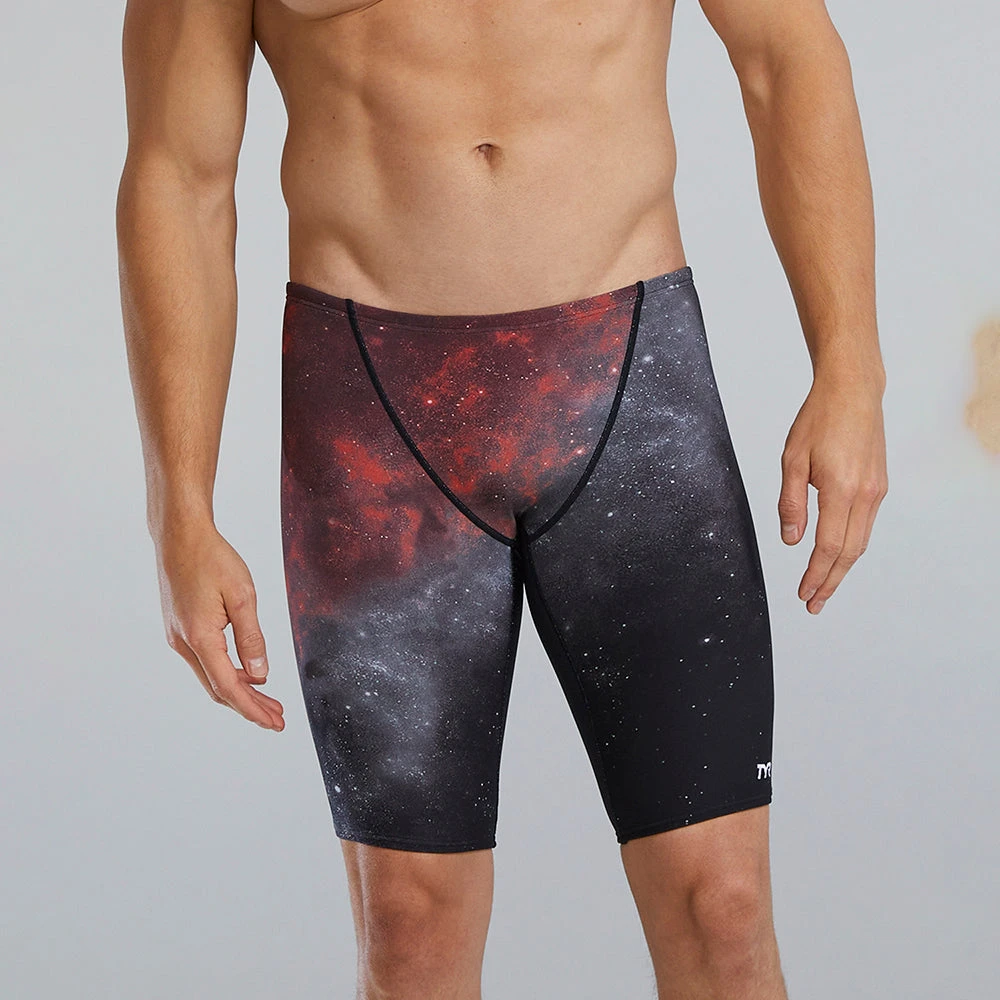 TYR Durafast Elite® Red Starborne Jammer Swimsuit 3 TYR Durafast Elite® Red Starborne Jammer Swimsuit - Image 3