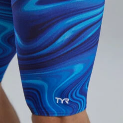 TYR Durafast Elite® Vitality Blue Jammer Swimsuit -Aqua Shop SVITA7A 420 alt06
