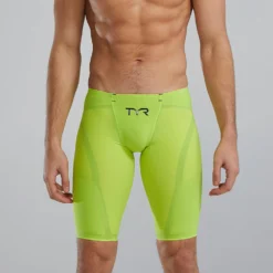 TYR Venzo™ Fluro Lime Low Waist Jammer Swimsuit -Aqua Shop VZSLW6A 730 main01