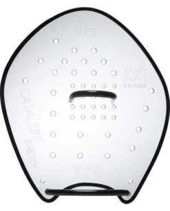 TYR Catalyst Stroke Training Paddles -Aqua Shop lcatstk blk clear lt 1