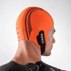 ZONE3 Neoprene Swim Cap -Aqua Shop orange neoprene cap 3 1000x 2x 956034e0 fb36 41b4 87ef db16d7a4dcf9